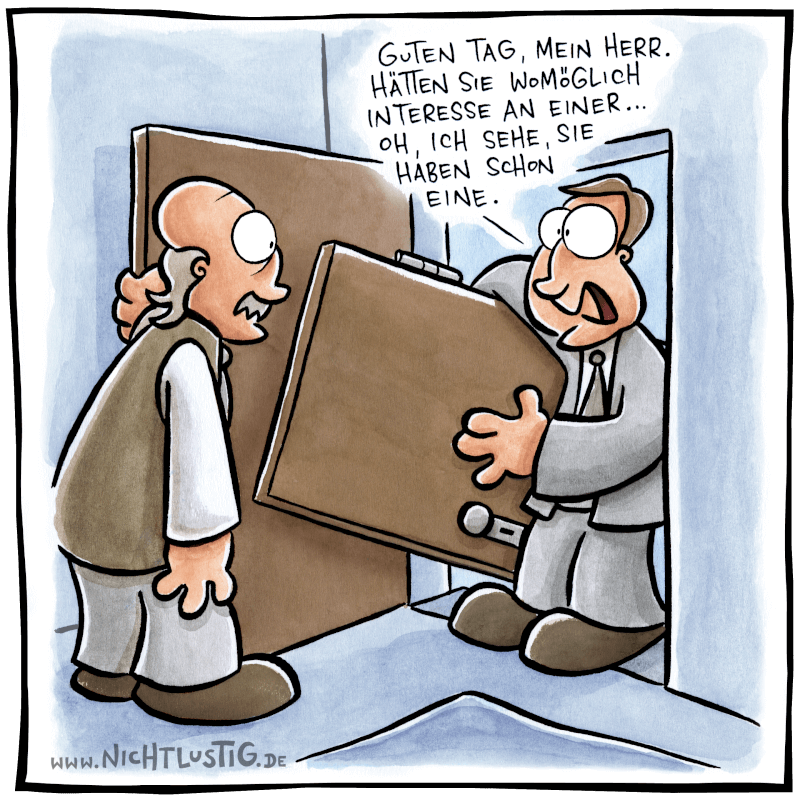 NICHTLUSTIGCartoon TÜR