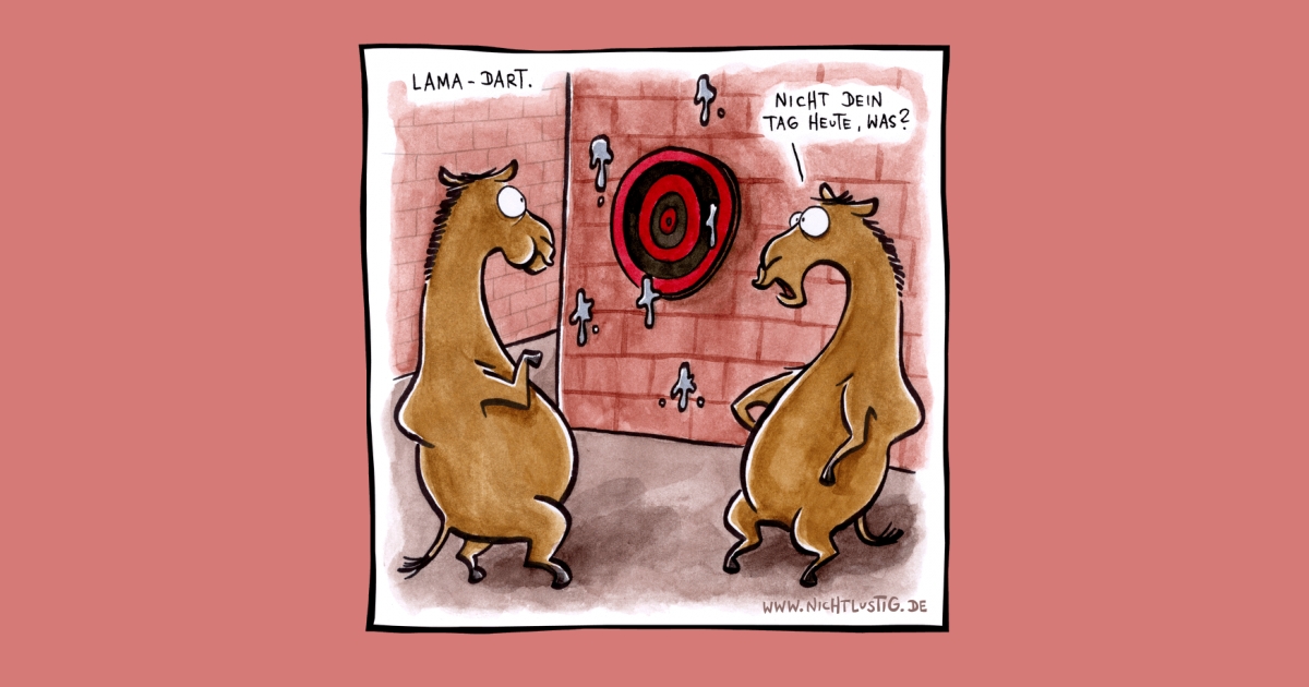 NICHTLUSTIGCartoon DART