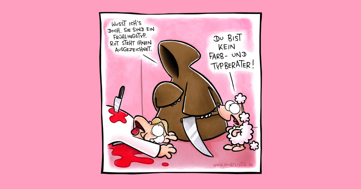 NICHTLUSTIG-Cartoon: BERATER