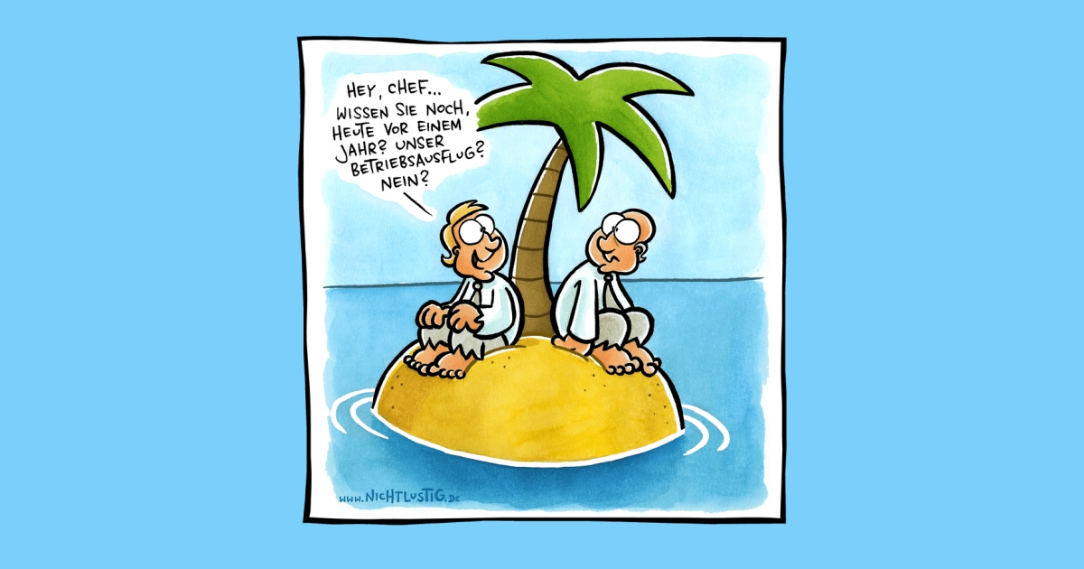 NICHTLUSTIGCartoon AUSFLUG