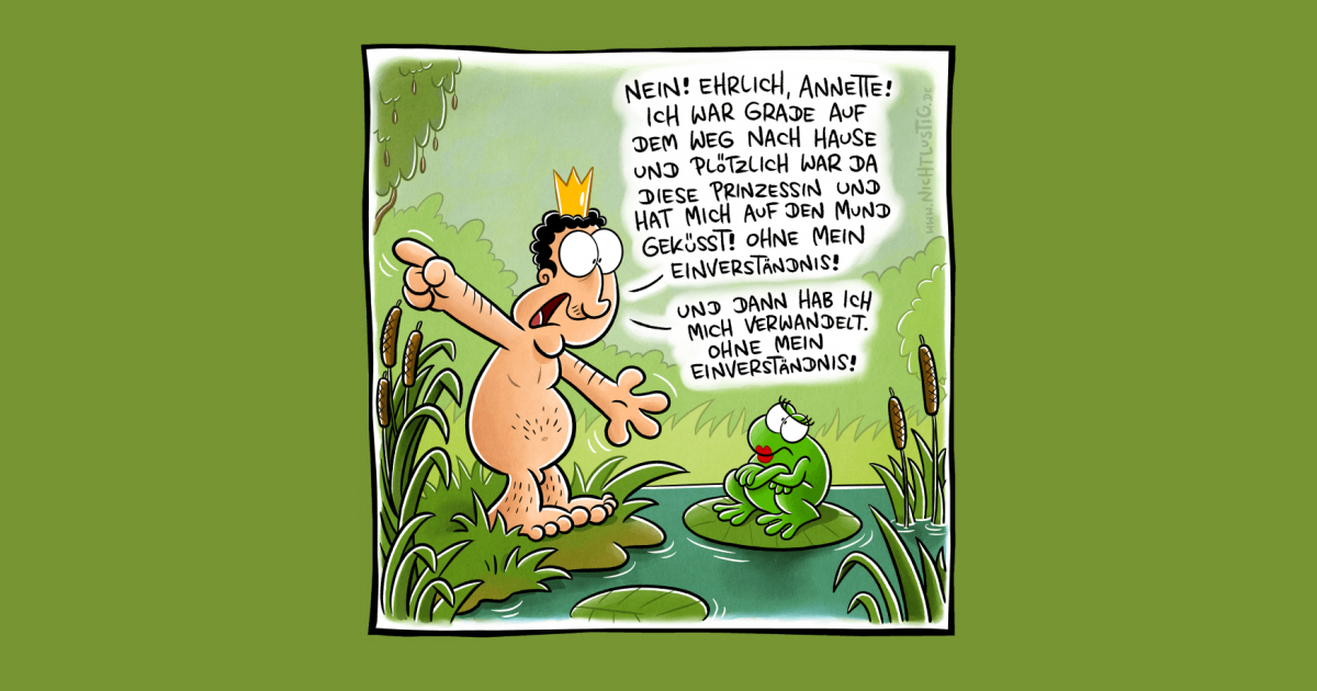 NICHTLUSTIG-Cartoon: OHNE EINVERSTÄNDNIS!